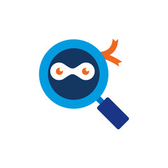 Ninja Search Logo Icon Design