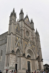 Fototapeta na wymiar Dom in Orvieto, Kathedrale, Provinz Terni, Umbrien, Italien, Europa