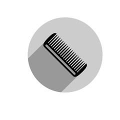 Hairbrush icon. Vector Illustration