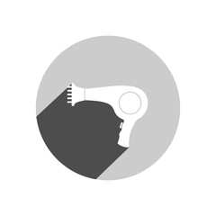 Hairdryer icon. Vector Illustration