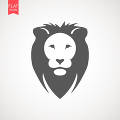 Lion icon illustration isolated vector sign symbol.