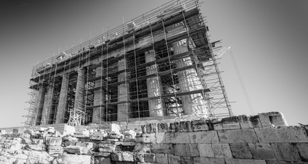 Fototapeta premium Restoration of Parthenon