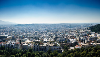 Aerial view of Athens
