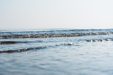 Blue Mediterranean sea.