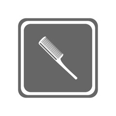 Hairbrush icon. Vector Illustration