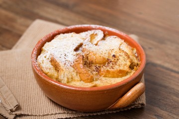 Bread and butter pudding