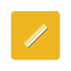 Hairbrush icon. Vector Illustration