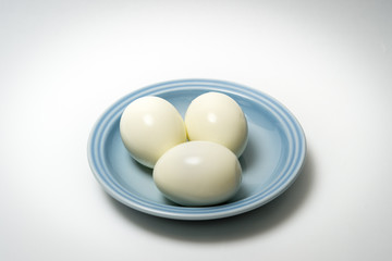 Protein-rich boiled eggs