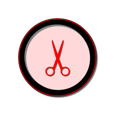 Scissors icon. Vector Illustration