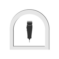 Shaving machine icon