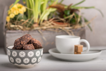 homemade chocolate truffles