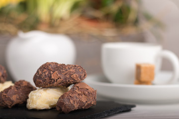 homemade chocolate truffles