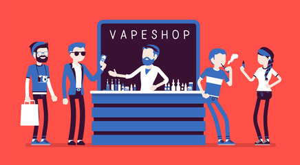 Vape shop business