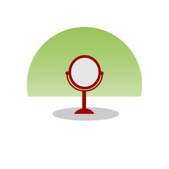 Mirror icon. Vector Illustration