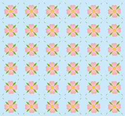 
a pattern of pink flowers