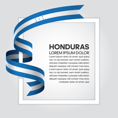 Honduras flag background