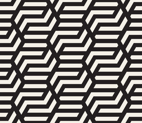 Vector seamless pattern. Modern stylish abstract texture. Repeating geometric tiles