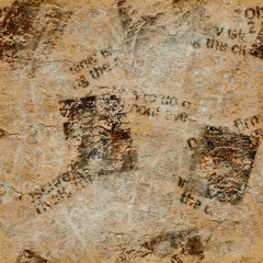 Vintage grunge newspaper collage texture background