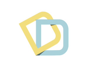 DD Initial Logo for your startup venture