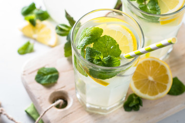 Lemonade summer cold drink.