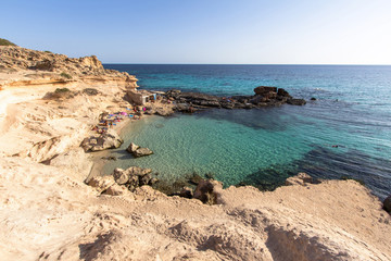 Es Calo des Mort beach, Formentera, Spain