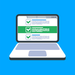 Claim form. Vector illustration