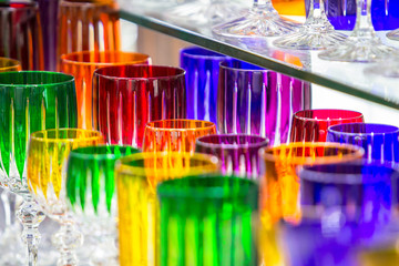 Bohemian crystal glasses