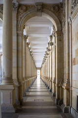Mill colonnade in Karlovy Vary, Czech Republic