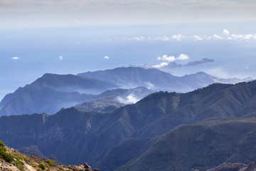Mountain landscape on Madeira, Portugal