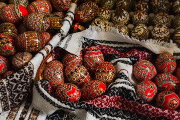 Traditional painted eggs