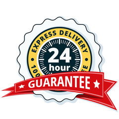 24 Hour Express Delivery illustration