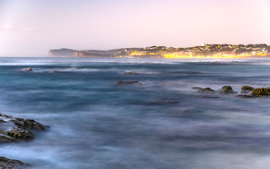 Obraz premium Hazy Dawn Seascape