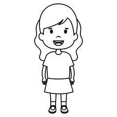 happy little boy character vector illustration design