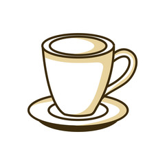 Classic Coffee Cup Illustration