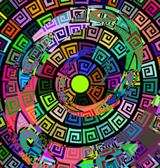 ornament with spiral