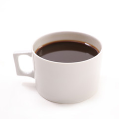 coffee cup on white background