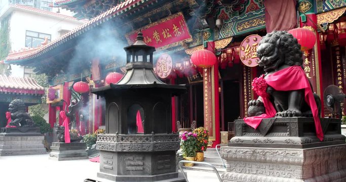 Wong Tai Sin temple in Hong Kong