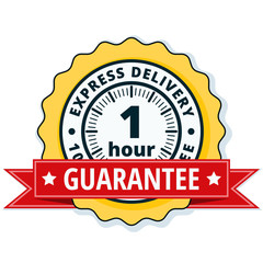 1Hour Express Delivery illustration