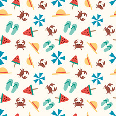 seamless summer pattern