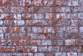 Red brick wall texture