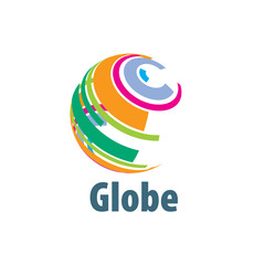 vector logo globe