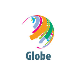 vector logo globe