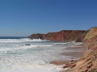 Fototapeta na wymiar Praia do Amado - Algarve - Portugal