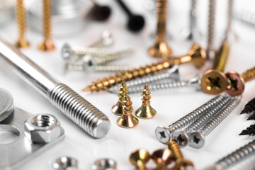 screws collection closeup