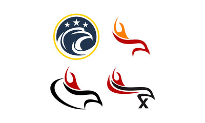 Swan Template Design Set