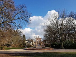 Obraz premium Gateway to the Municipal Park in Pankow in Berlin