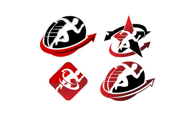 Athlete Sport Template Set