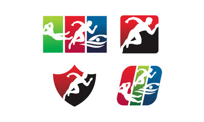 Athlete Sport Template Set