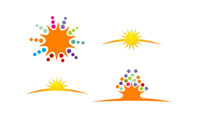 Sun Shine Logo Template
