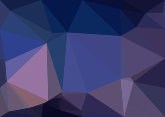 Obraz premium Abstract dark blue polygonal texture background. Geometric pattern for graphic design. Can be used as gradient or wallpaper. 